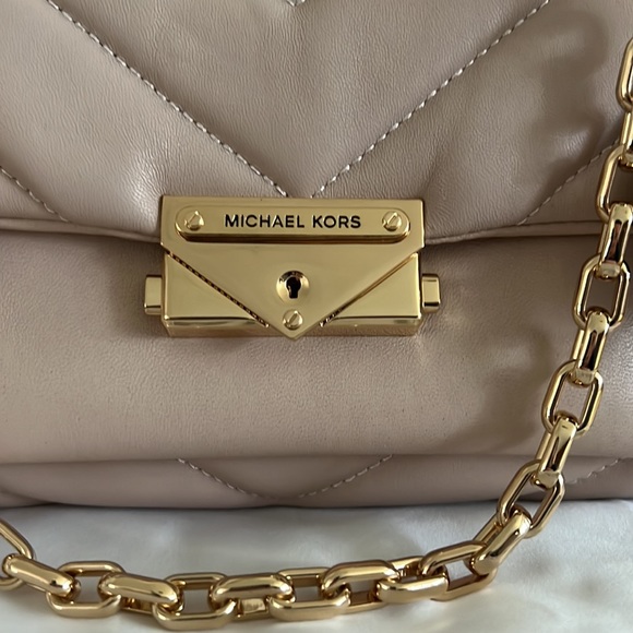 Michael Kors Cece leather purse MD chain shoulder, soft pink - Picture 4 of 4